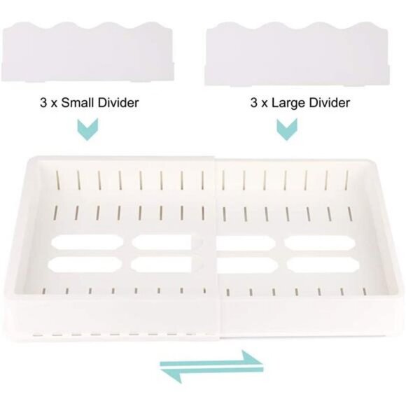 Expandable Food Storage Container Lid Organizer, White - Picture 4 of 5